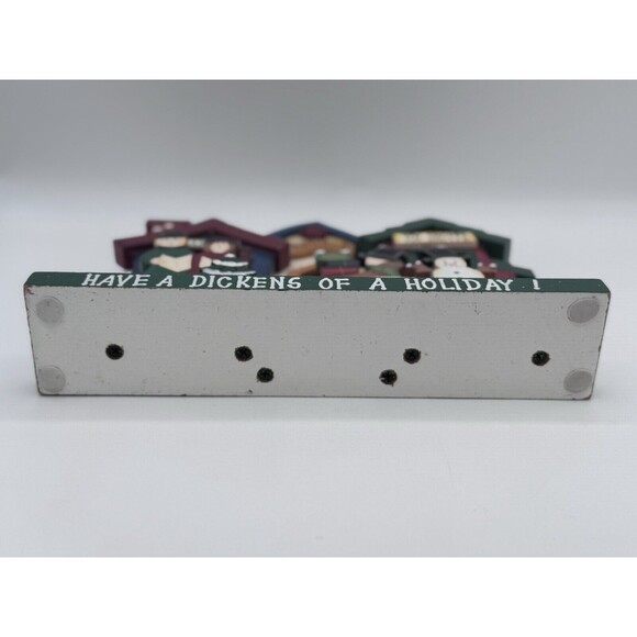 Christmas Dickens Wooden Table/Mantle Holiday Decoration Snowman Town Village - Picture 10 of 10